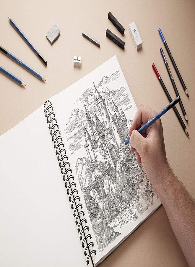 Askprints Artist Sketch Book Wiro Bound 9 x 12 inches 100 Pages (Acid Free) 120 GSM (AP-777) - Image 2